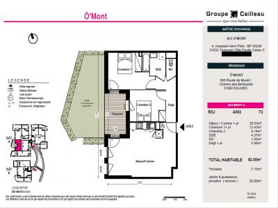 For rent Eaunes 3 rooms 62 m2 Haute garonne (31600) photo 1