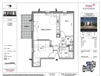 Annonce Location 3 pices Appartement Longeville-les-metz 57