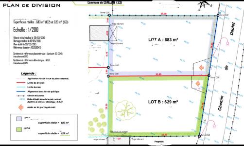 Annonce Vente Terrain Canejan 33