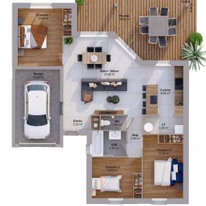 Acheter Maison 82 m2 Veretz