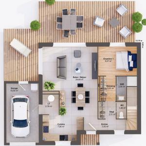 Acheter Maison 126 m2 Saint-meen-le-grand