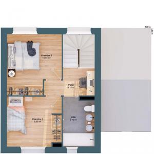 For sale Heric 5 rooms 77 m2 Loire atlantique (44810) photo 3