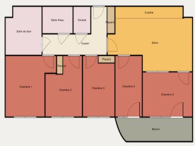 For rent Clichy 5 rooms 22 m2 Hauts de Seine (92110) photo 2