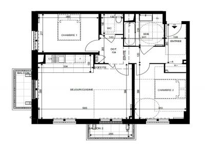 For rent Blanc-mesnil 3 rooms 63 m2 Seine saint denis (93150) photo 0