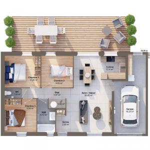 For sale Faouet 5 rooms 75 m2 Morbihan (56320) photo 2