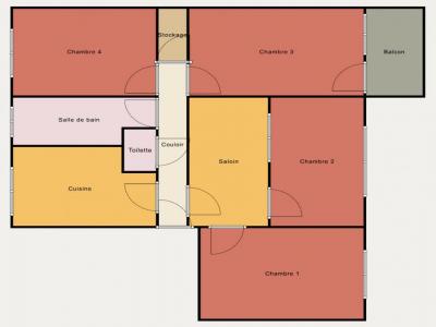 For rent Paris-19eme-arrondissement 4 rooms 15 m2 Paris (75019) photo 1