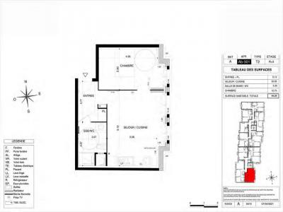 For rent Villiers-sur-marne 2 rooms 44 m2 Val de Marne (94350) photo 4