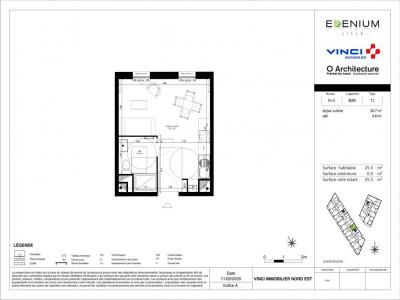 Louer Appartement 25 m2 Lille