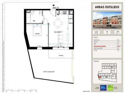 Annonce Location 2 pices Appartement Arras 62