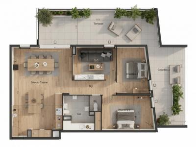 Acheter Appartement 82 m2 Sete