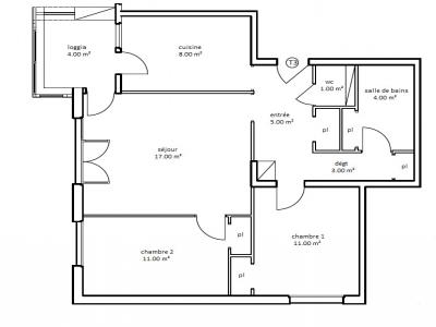 Louer Appartement Vouziers 432 euros