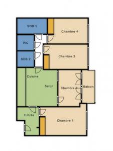 Louer Appartement Clichy 870 euros