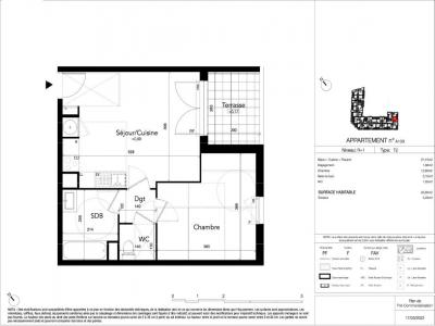For rent Beziers 2 rooms 42 m2 Herault (34500) photo 1