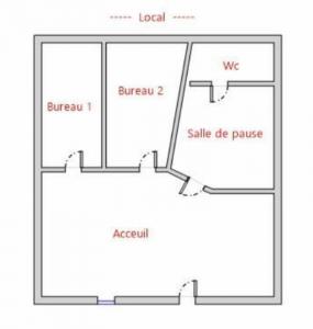 Louer Bureau Voiron 9732 euros