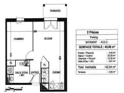 For sale Douai 2 rooms 42 m2 Nord (59500) photo 1