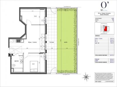 For rent Persan 3 rooms 52 m2 Val d'Oise (95340) photo 0