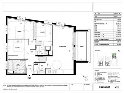 For rent Bruges 4 rooms 83 m2 Gironde (33520) photo 1