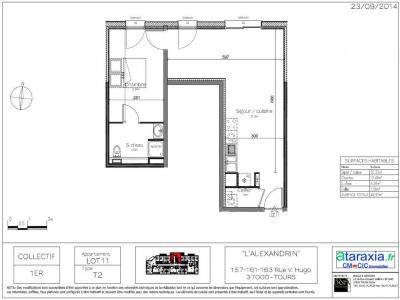 Annonce Location 2 pices Appartement Tours 37