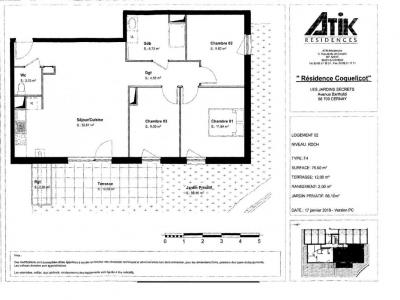 For rent Cernay 4 rooms 76 m2 Haut rhin (68700) photo 2