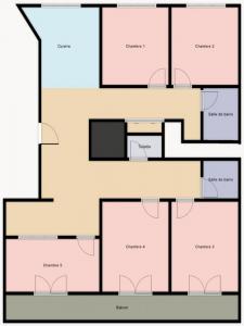 For rent Paris-19eme-arrondissement 6 rooms 21 m2 Paris (75019) photo 4