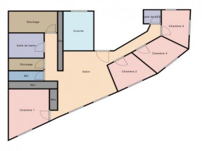 For rent Paris-18eme-arrondissement 5 rooms 32 m2 Paris (75018) photo 2