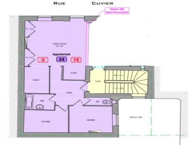 Annonce Vente 3 pices Appartement Lyon-6eme-arrondissement 69