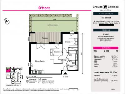 Annonce Location 3 pices Appartement Eaunes 31