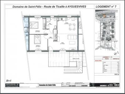 Louer Appartement 65 m2 Ayguesvives