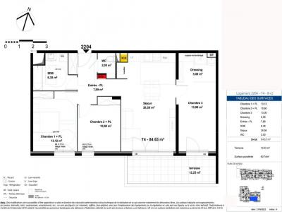 For rent Valence 4 rooms 84 m2 Drome (26000) photo 2