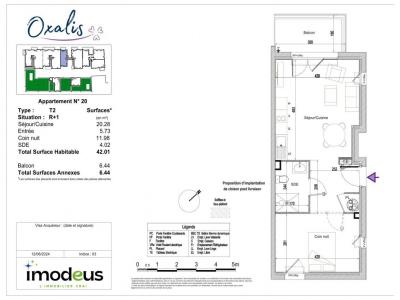 Louer Appartement 42 m2 Saint-herblain