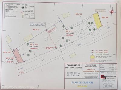 Acheter Terrain Saint-andre-des-eaux 124200 euros