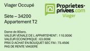  Apartment Sete  25 m2 2 pieces