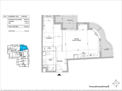 Annonce Location 2 pices Appartement Nice 06