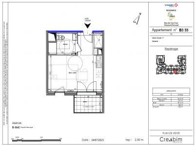 Louer Appartement 30 m2 Clermont-ferrand
