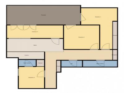 For rent Clichy 4 rooms 19 m2 Hauts de Seine (92110) photo 4