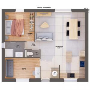 Acheter Maison 62 m2 Saint-martin-de-fontenay