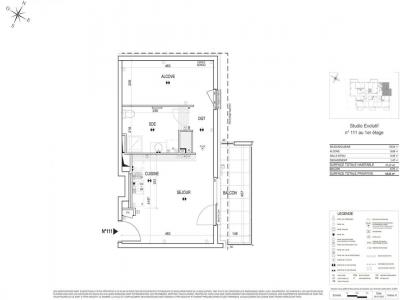 For rent Strasbourg 1 room 37 m2 Bas rhin (67200) photo 1