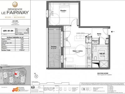 Louer Appartement Bezannes 565 euros