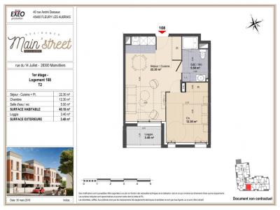 Louer Appartement 40 m2 Mainvilliers