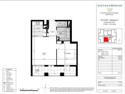 Louer Appartement 44 m2 Nantes