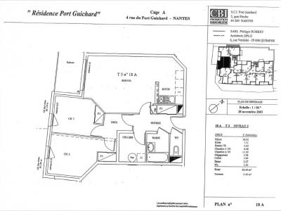 Annonce Location 3 pices Appartement Nantes 44