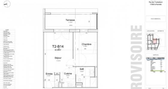 Annonce Location 2 pices Appartement Perigny 17