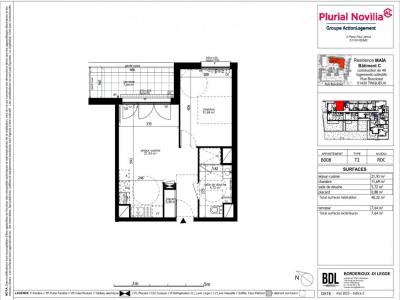 Annonce Location 2 pices Appartement Tinqueux 51