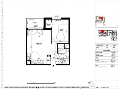 Annonce Location 2 pices Appartement Tinqueux 51