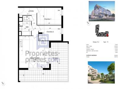 Acheter Appartement 60 m2 Beziers