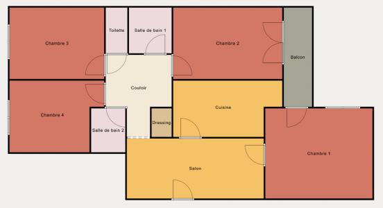 Annonce Location 4 pices Appartement Paris-15eme-arrondissement 75