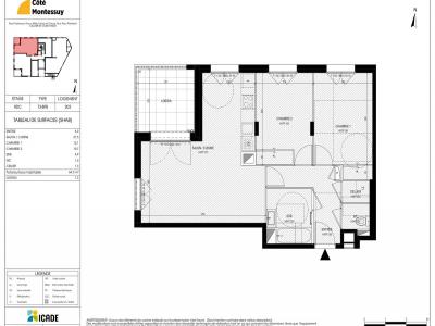Acheter Appartement 64 m2 Caluire-et-cuire