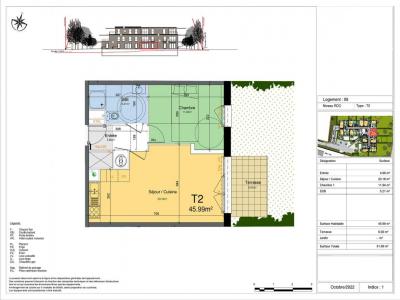 Annonce Location 2 pices Appartement Wattignies 59