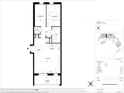 Annonce Location 3 pices Appartement Tours 37