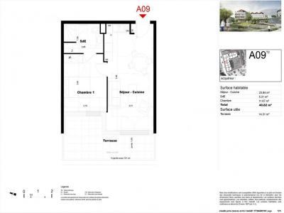 Louer Appartement 40 m2 Bonneville